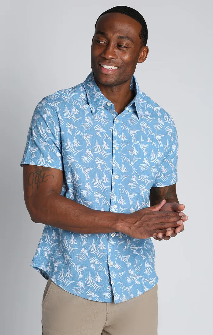 Seersucker Short Sleeve Shirt