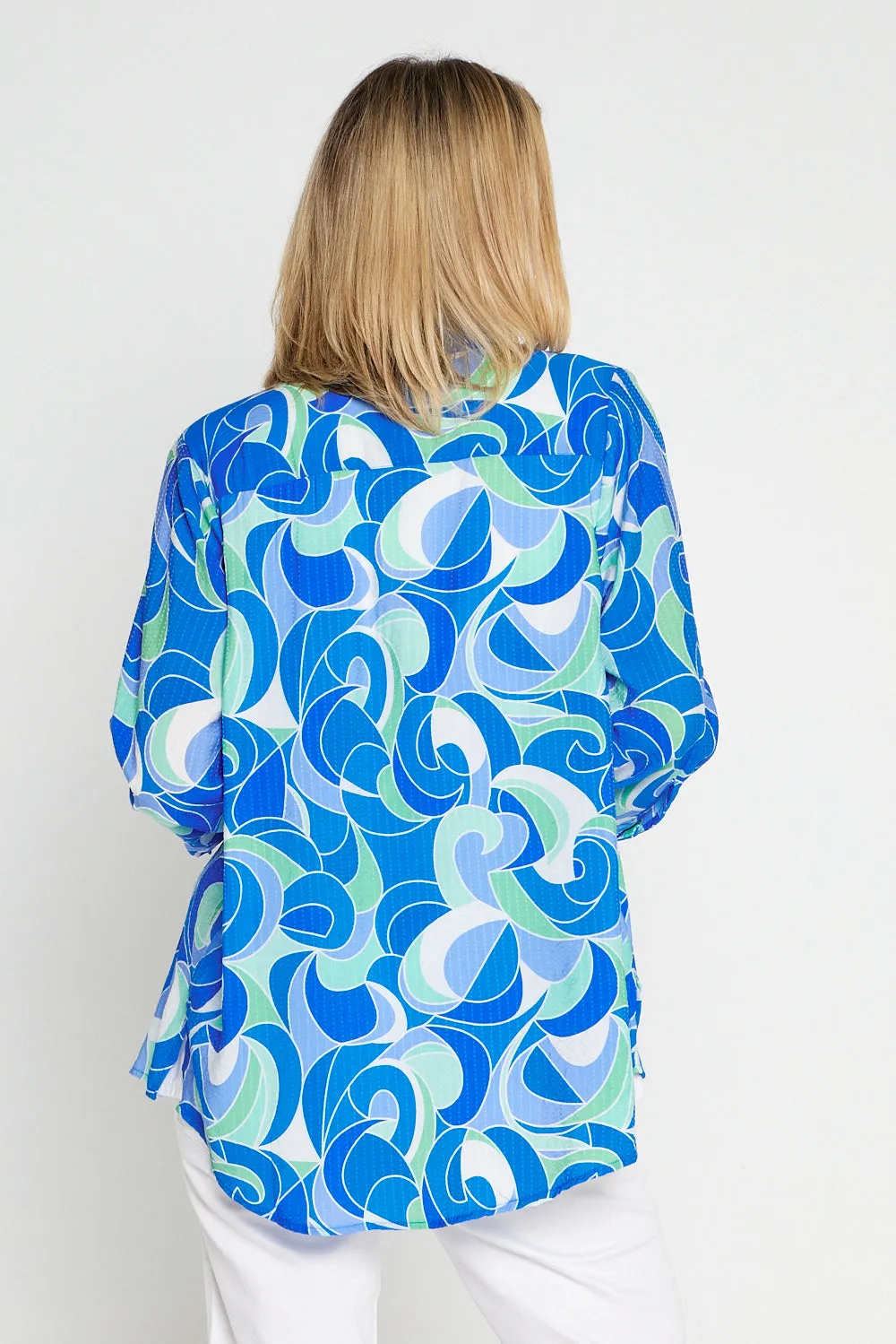 Shiloh Shirt - Ocean Swirl
