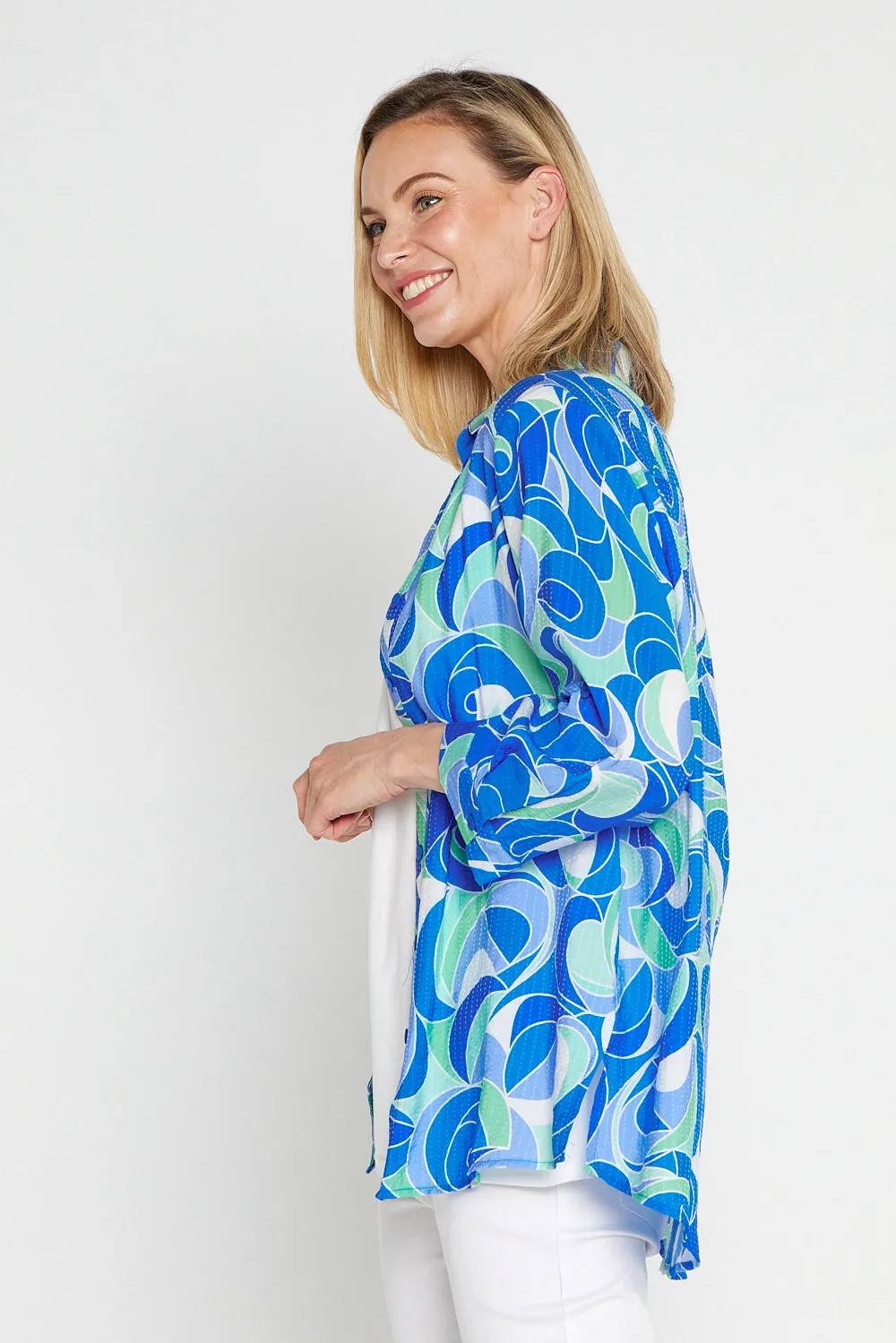 Shiloh Shirt - Ocean Swirl