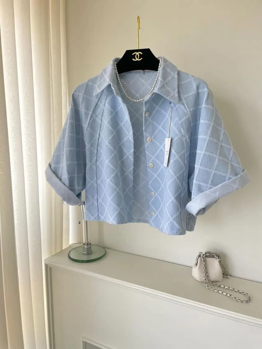 Short Denim Shirt