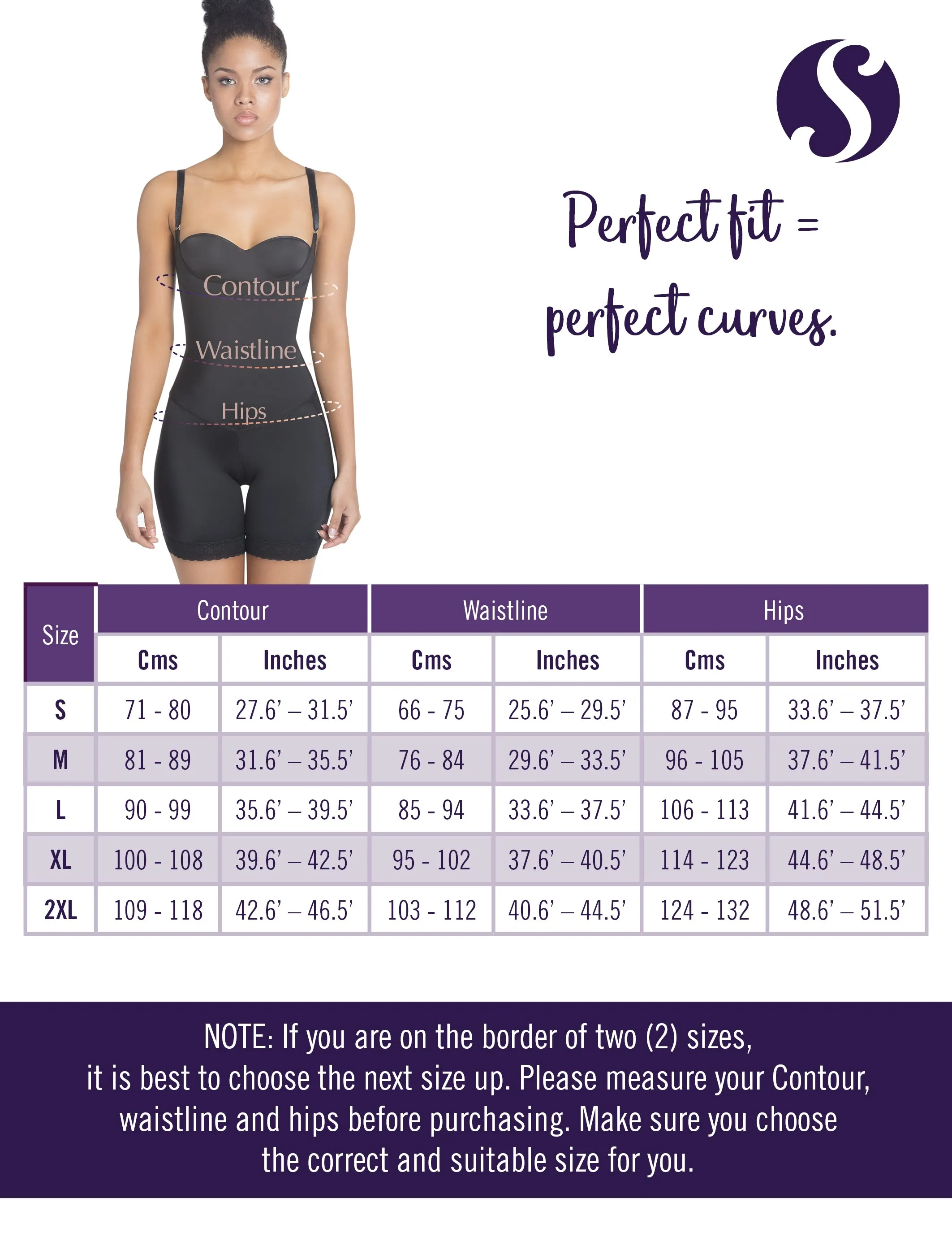 Siluet 1108 Thermal latex shaper Mid-Thigh style without zipper