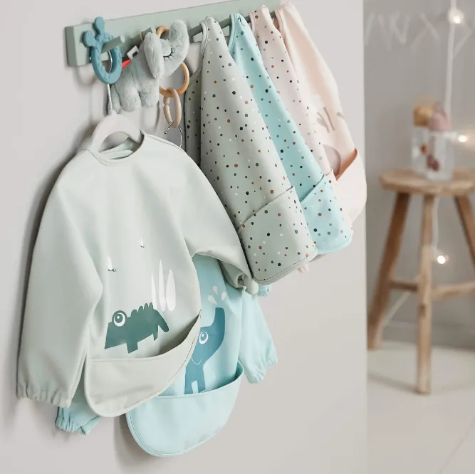 Sleeved Pocket Bib VARIOUS COLOURS