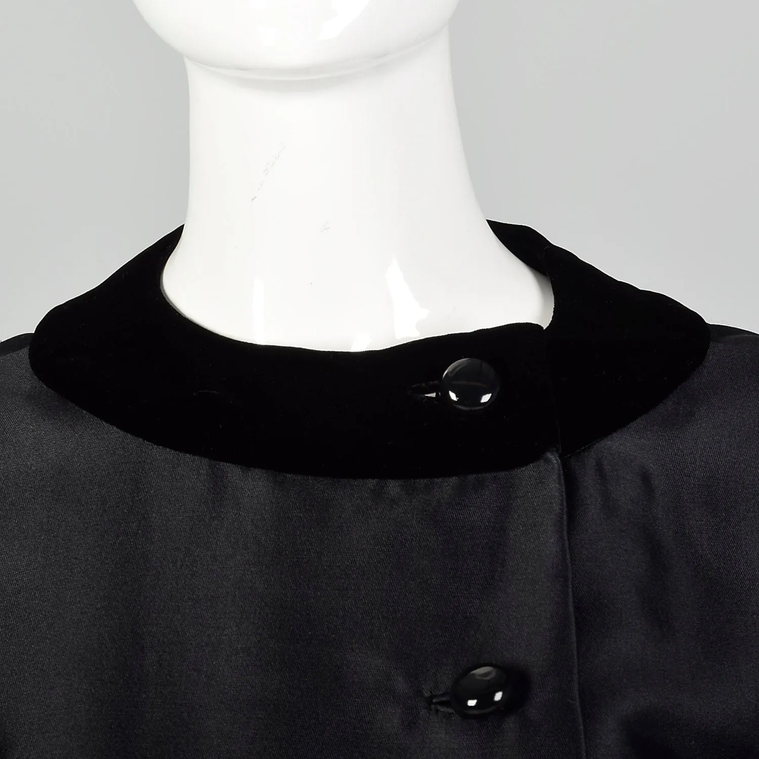 Small 1960s Silk and Wool Cocktail Dress