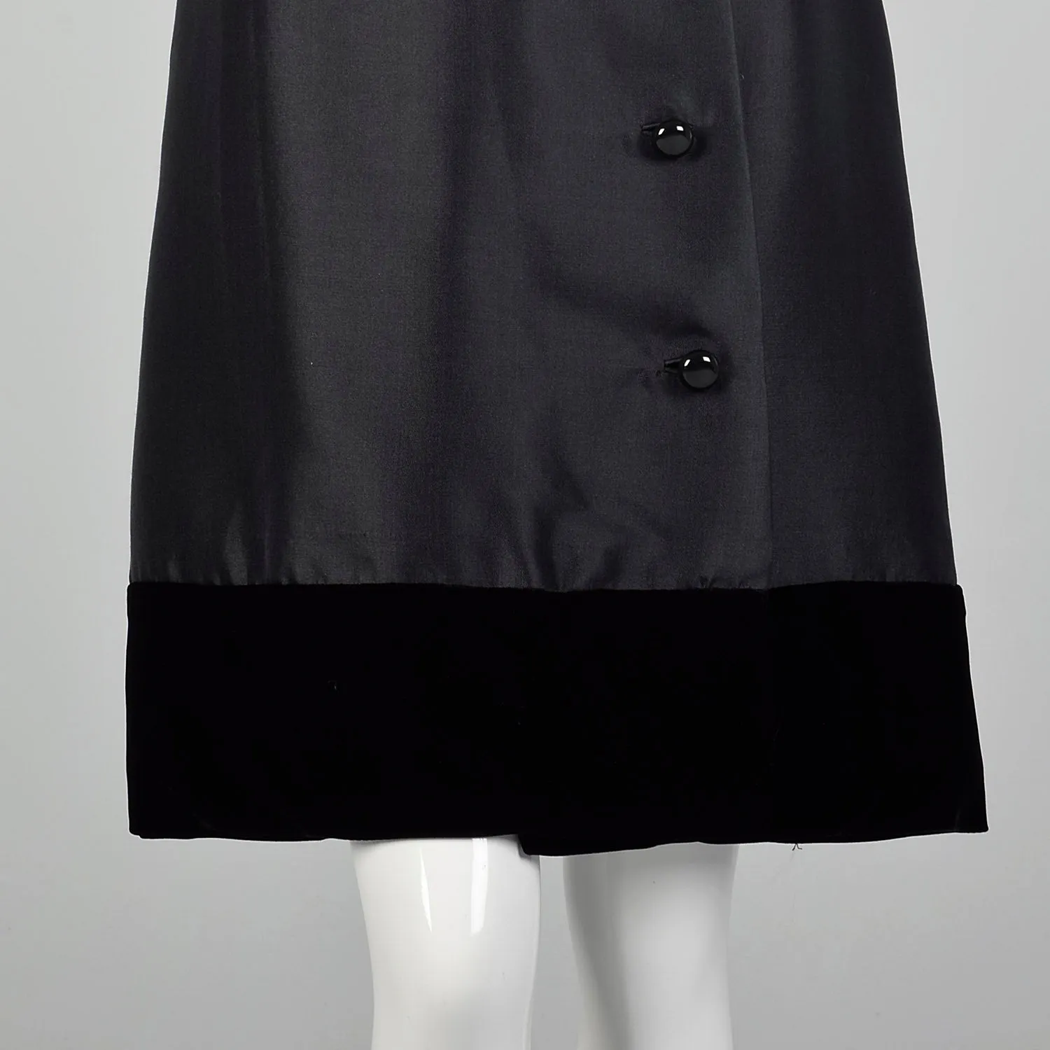 Small 1960s Silk and Wool Cocktail Dress