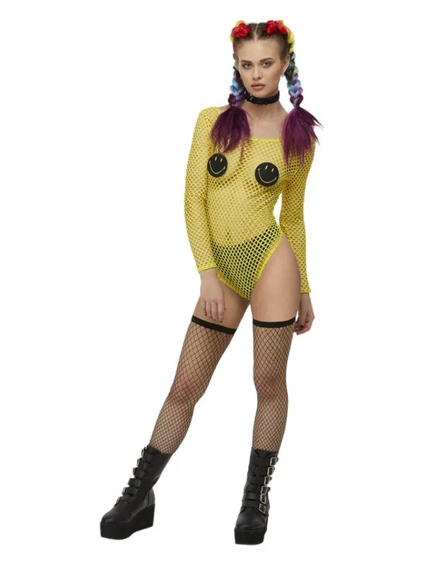 Smiley Fishnet Bodysuit