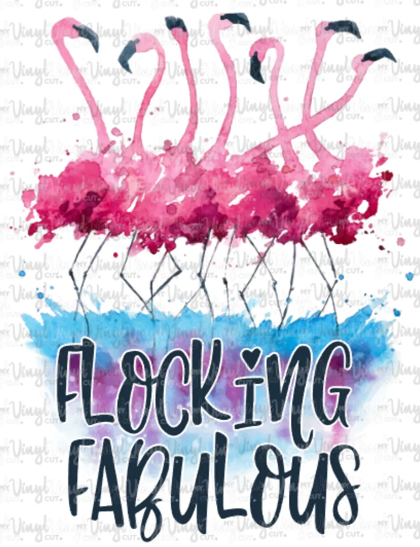 Sublimation Transfer Flocking Fabulous
