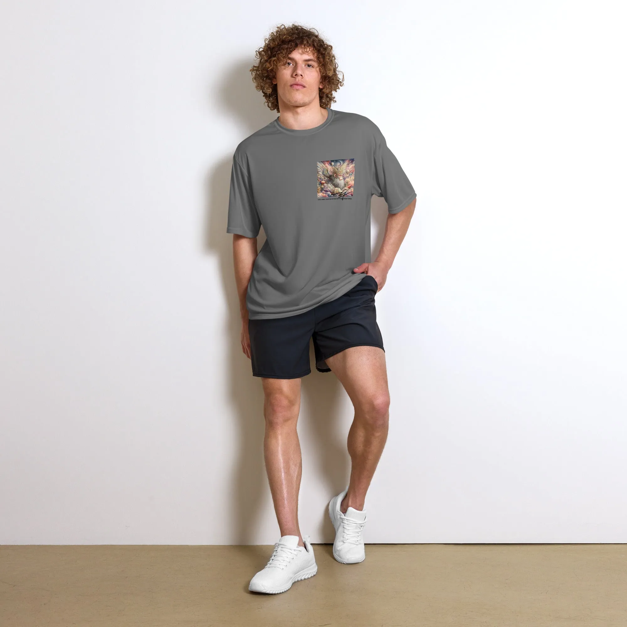 Surreal-Monkey-King-Sun-Wukong performance crew neck t-shirt