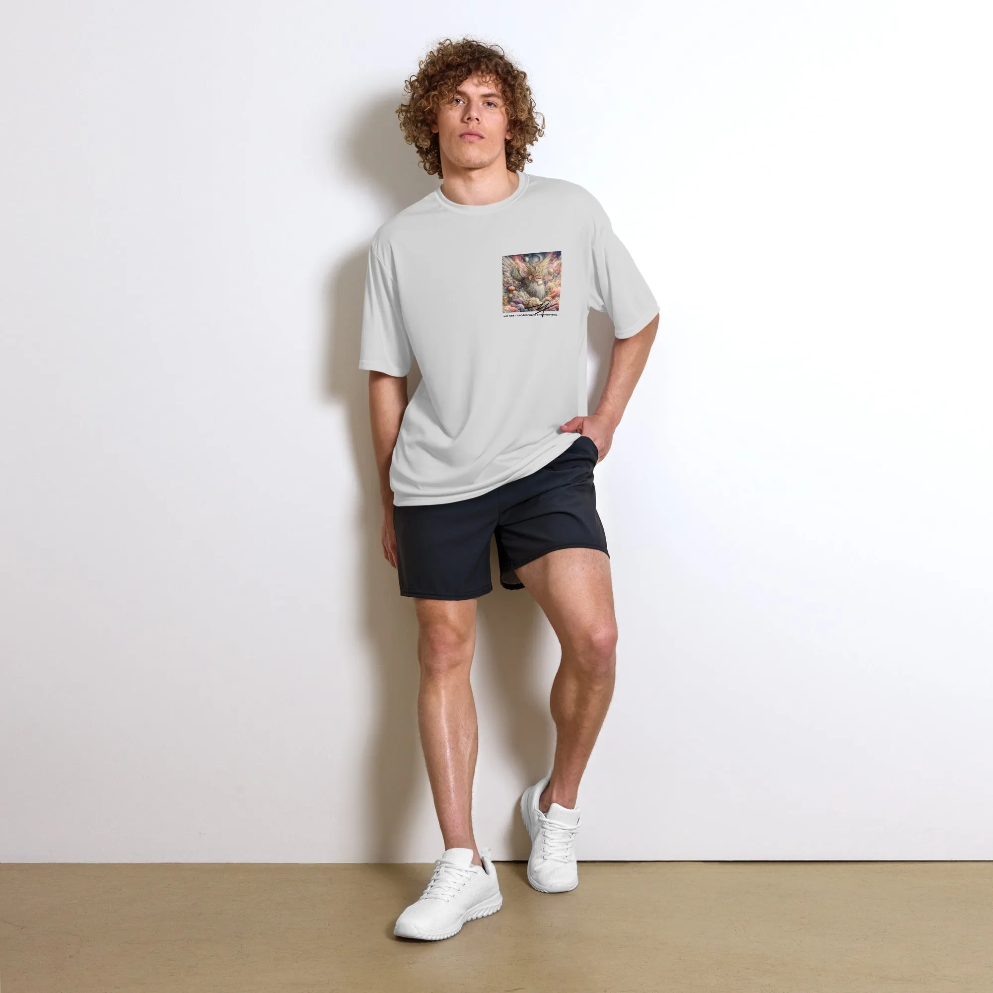 Surreal-Monkey-King-Sun-Wukong performance crew neck t-shirt