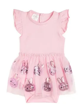 SWE Easter Bunny Tutu Bodysuit Dress
