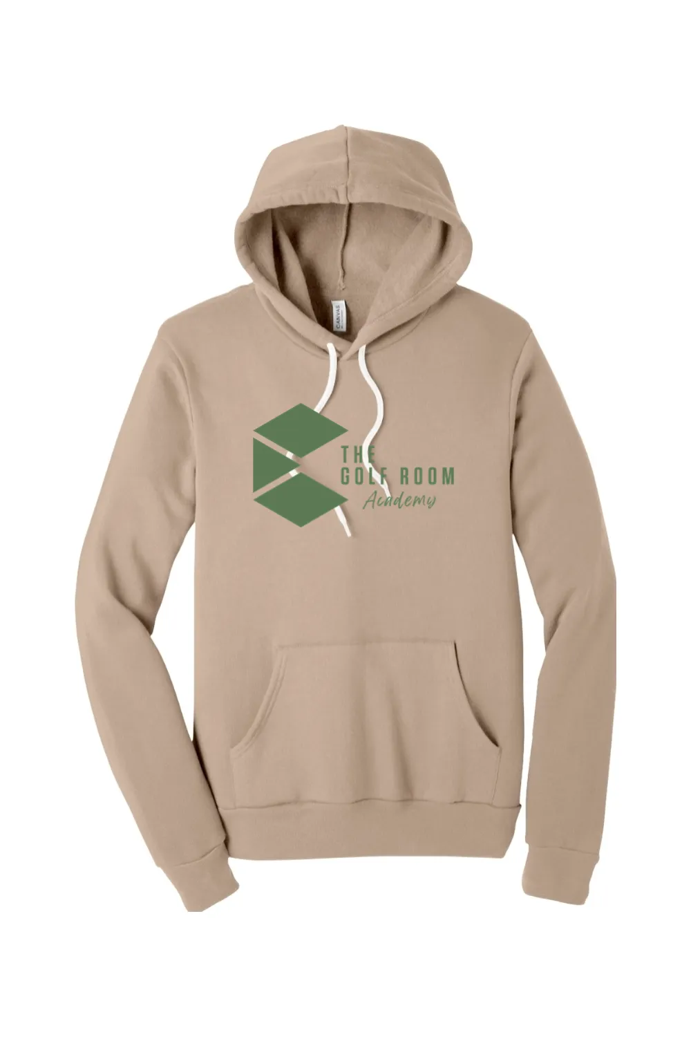 The Golf Room Academy - Green - Bella   Canvas Sponge Fleece Hoodie