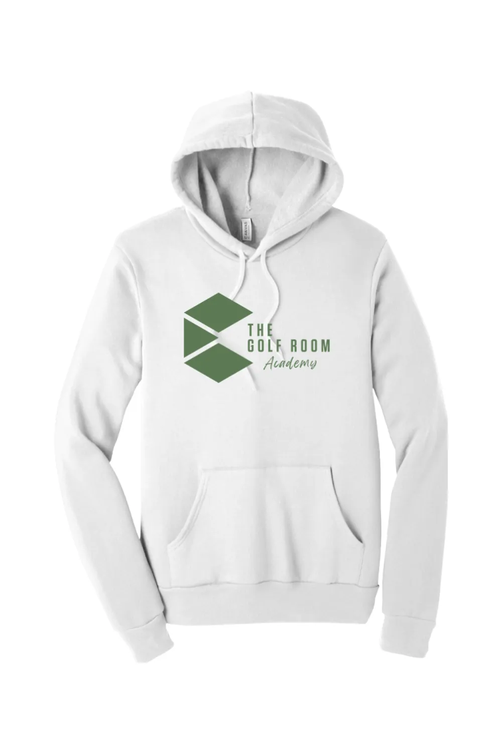 The Golf Room Academy - Green - Bella   Canvas Sponge Fleece Hoodie