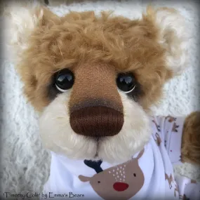 Timothy Cole - 21" Christmas 2018 Toddler Artist Bear by Emma's Bears - OOAK