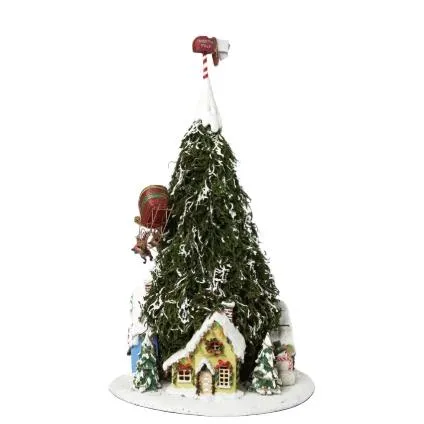 Tree Town with Santa and Reindeer 28-128172