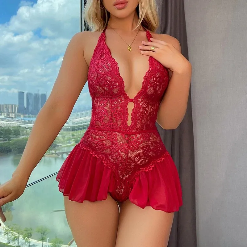 Trendy Lace Bra Lingerie Set