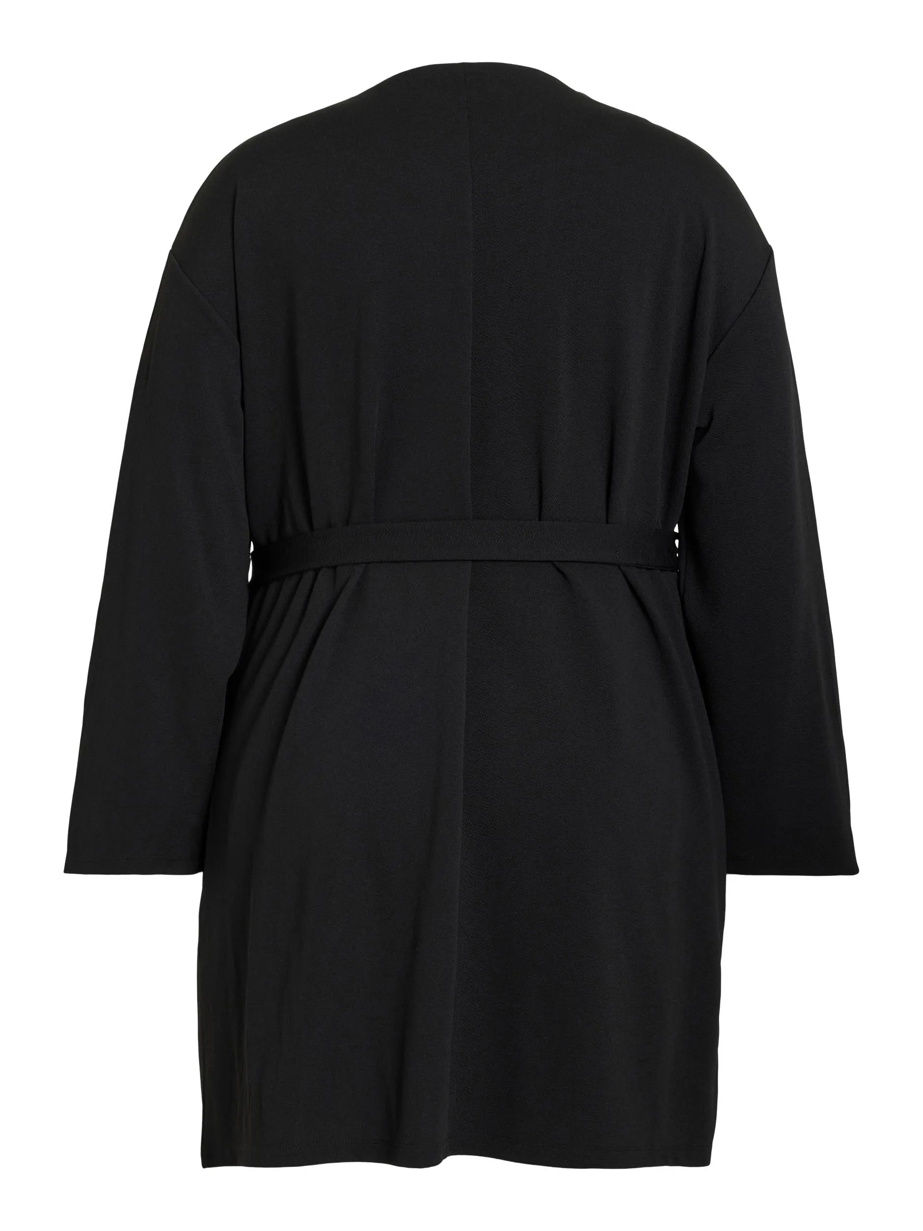 VILMA OPEN L/S COAT (BLACK)