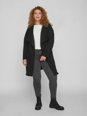 VILMA OPEN L/S COAT (BLACK)