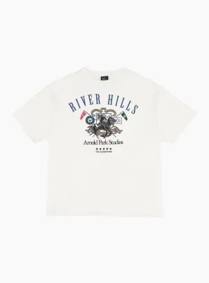 Vintage River Hills T-Shirt White