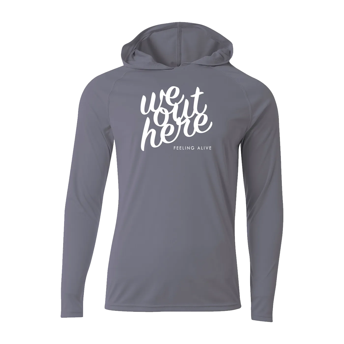 #WEOUTHERE Performance Long Sleeve Hoodie