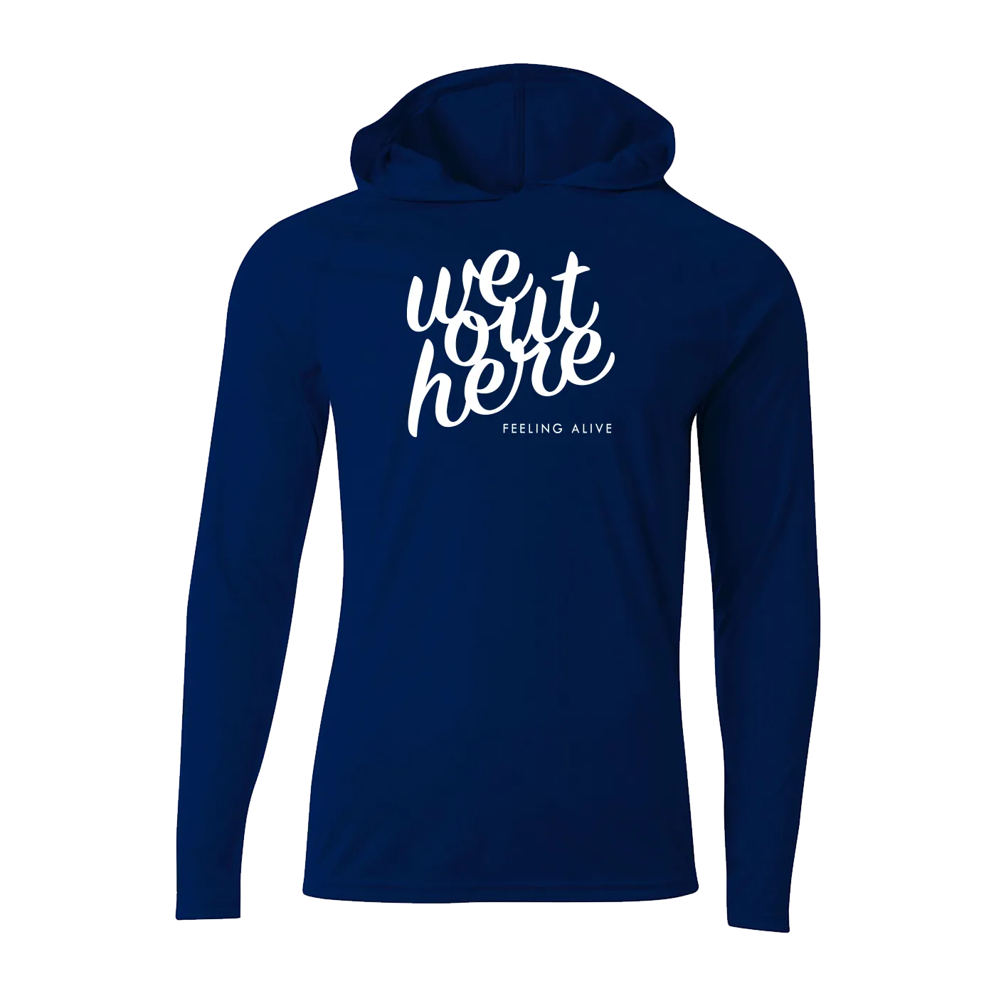 #WEOUTHERE Performance Long Sleeve Hoodie