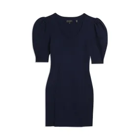 Women Wmd-Dollra-Scoop Neck Bodycon Dress - Dk-Blue