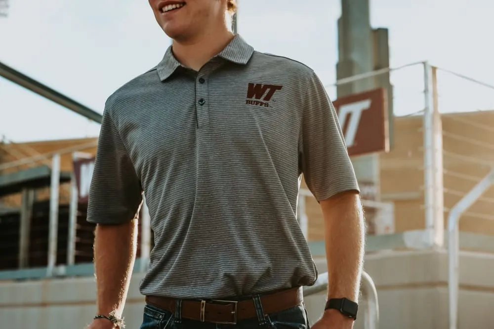 WT Buffs Shadow Grey Polo