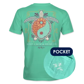 Yin Yang Turtle- Keep Calm T-Shirt