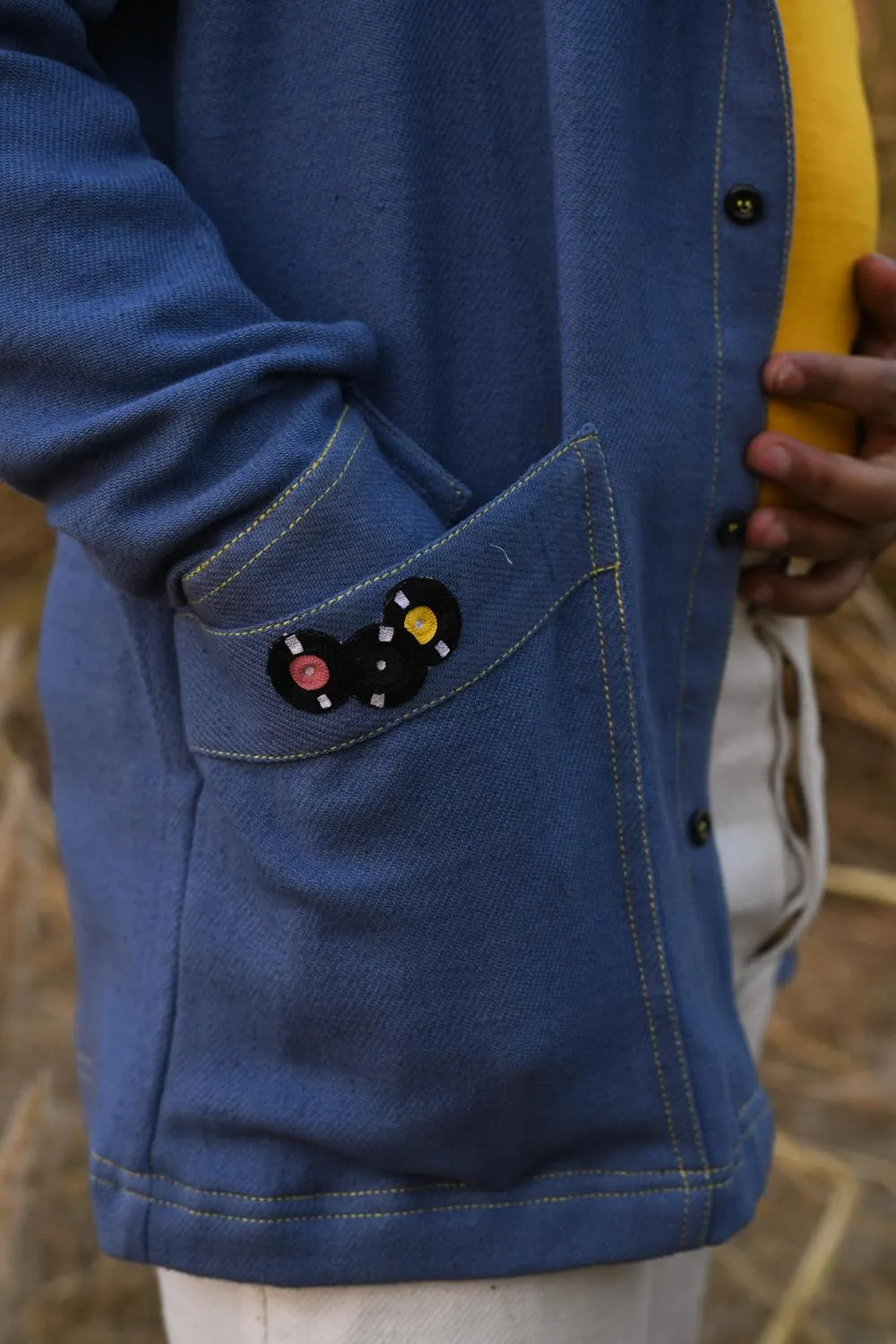 Yolo- Cotton Denim Shirt For Boys